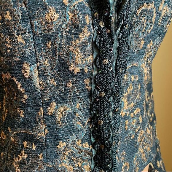 Alberto Makali Jacquard Sequin Women’s Blazer Size 6 - Picture 6 of 13